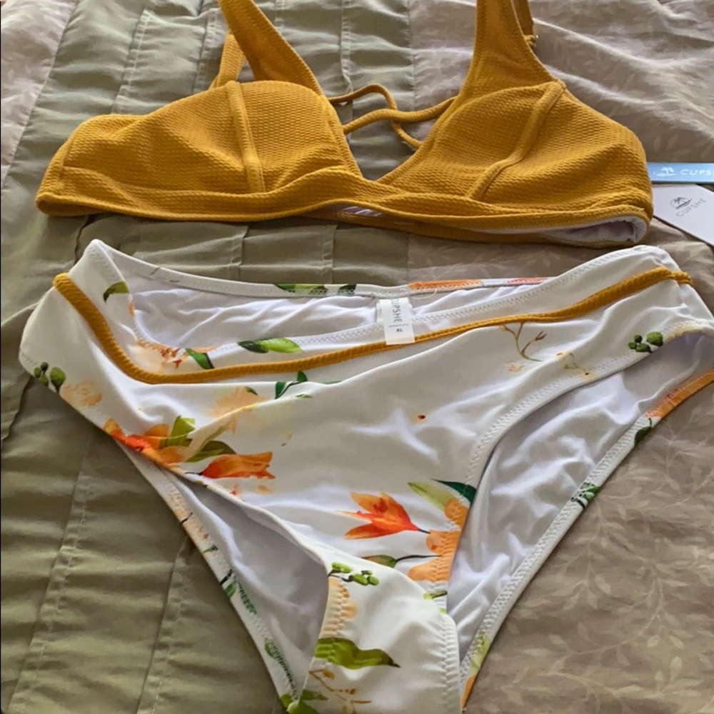 Two piece bathing suit